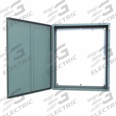 HAMMOND Electrical Enclosure: Steel, 42 in x 36 in x 10 in, NEMA 12/13, w/Panel - Steel Dust-Tight Enclosures