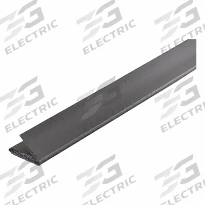 LORIENT Fire and Smoke Seal: Fin, Self-Adhesive Mounting, Std, Elastomeric/Graphite/PVC - Fire & Smoke Perimeter Door Seals & Gaskets