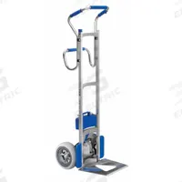 LIFTKAR SAL General Purpose Hand Truck: 375 lb Cap, Four-Position Sweep Back, Aluminum, Flat-Free (MPN 274243). Key specifications — Frame Type: Rounded Back; Frame Material: Aluminum; Charge Time: 4 hr; Battery Type: Absorbent Glass Mat (AGM); Brand: LIFTKAR SAL.