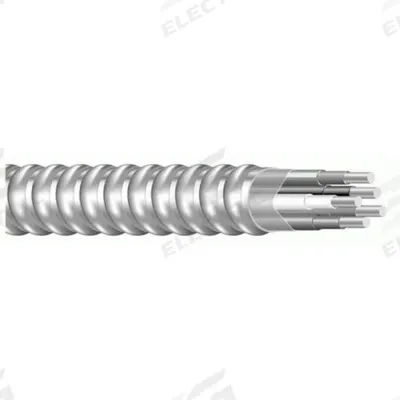 SOUTHWIRE Metal Clad Cable: 12 AWG, 8 Conductors, Copper, 1,000 ft, Aluminum, Std - Multi-Circuit Metal-Clad Cables