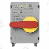 LEVITON Disconnect Switch: Non-Fusible, 30 A, Single or Three Phase, 600V AC, Non-Metallic (MPN LDS30-ACC). Key specifications — attr867146: 13; attr867131: LEVITON.
