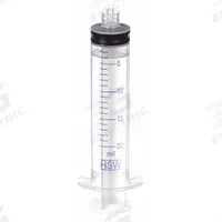 HENKE-JECT 3-Part Disposable Syringe: 20 mL Capacity - mL, Luer Lock, Polypropylene, Polypropylene (MPN 5200.X00V0). Key specifications — Attachment Type: Luer Lock; Plunger Material: Polypropylene/Polyisoprene Rubber; Sterile/Non-Sterile: Sterile; Tip Material: Polypropylene; Barrel Material: Polypropylene; Brand: HENKE-JECT; Compatible Needles: Sharp, Tri-Bevel Needles; Includes Needles: No.
