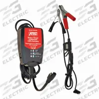 ATEC Battery Charger and Maintainer: Maintaining, Auto, For AGM/Deep Cycle/EFB/Gel/Lead Acid, Float (MPN 9003A). Key specifications — Automatic/Manual: Automatic; Charging Current @ Voltage: 1 A @ 6V; Charge Type: Float; Maintaining Current @ Voltage: 0.9 A @ 24V; Charger Function: Maintaining; For Use With Battery Type: AGM; Brand: ATEC.