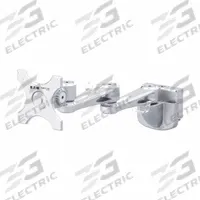 EATON TRIPP LITE Display Mount: Silver, Aluminum, Slat Rail Mount, 22 lb Wt Capacity (MPN DMSW1332LTAA). Key specifications — Features: Requires Slat Wall System for Installation; Material: Aluminum; Brand: EATON TRIPP LITE; Mount Mechanism: Slat Rail; Color: Silver.