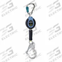 DURATECH Self-Retracting Lifeline: 2 1/2 inAluminum Rebar Hook Anchor, Harness Steel Carabiner (MPN 82911SG5). Key specifications — Brand: DURATECH; ANSI SRL Type: SRL; ANSI SRL Class (2014): Class B; RFID Equipped: No; Lifeline Material: Kevlar; Sealed: No; Anchorage End Connection Type: Rebar Hook; Anchoring Location: Overhead or Waist Level.