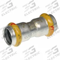 APOLLO Crimp Coupling Fitting: 3/4 in Pipe x 3/4 in Pipe Size, Press-fit x Press-fit, HNBR (MPN 123456812). Key specifications — Brand: APOLLO; Series: SmartPress.