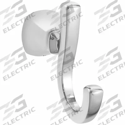 AMERICAN STANDARD Robe Hook: 4 1/8 in x 1 7/8 in x 4 3/8 in, Metal - Bathroom Hooks