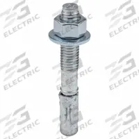 RED HEAD Wedge Anchor: 3 3/4 in Overall Lg, 1/2 in Dia, 1/2"-13 Thread Size, Steel, Steel, 25 PK (MPN WS-1236). Key specifications — Brand: RED HEAD; Anchor Type: Wedge; Finish Type: Zinc Plated.