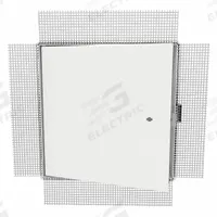 BABCOCK-DAVIS Access Door: 36 in Ht, 36 in Wd, Concealed Hinge, Plaster Bead Flange, Steel, White (MPN BIPK3636). Key specifications — Brand: BABCOCK-DAVIS; Hinge Type: Concealed; Metal Material Gauge: 16 ga (Frame); Mounting Location: Ceiling; Flange Type: Plaster Bead; Material: Steel.
