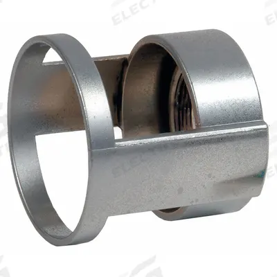 Siemens Pushbutton Guard: 30 mm Panel Mounting Hole Dia, Black, Metal - Guards for Push Buttons