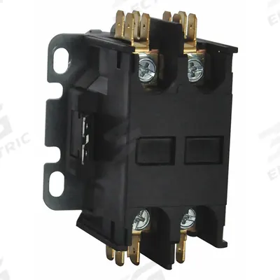 Dayton Definite Purpose Magnetic Contactor: 2 Poles, 24V AC, 25 A - Non-Reversing Definite Purpose Contactors