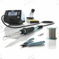 WELLER Soldering Station: 1 Channel, 85 W, ESD Safe (MPN WE1010EDU). Key specifications — Handpiece Style: Soldering Iron; Tip Width: 2.4 mm; Manufacturer Part Number: WE1010EDU; ESD Safe: Yes; Brand: WELLER.
