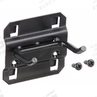 APPROVED VENDOR Double Rod Pegboard Hook: 1 1/2 in x 2 1/4 in, Screw-In, Surface, Black (MPN 5TPK7). Key specifications — Mounting Type: Surface; Color: Black; Accessory Type: 30-Degree Double Rod Hook; Locking System: Screw-In; Brand: APPROVED VENDOR.