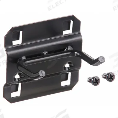APPROVED VENDOR Double Rod Pegboard Hook: 1 1/2 in x 2 1/4 in, Screw-In, Surface - Hooks for Square-Hole Pegboard
