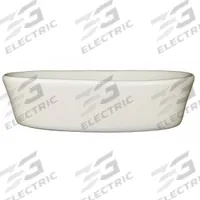 ITI Oven Baker: 10 oz Capacity, 1 5/8 in Overall Dp, 4 1/4 in Overall Wd, 6 3/8 in Overall Lg (MPN OB-6). Key specifications — Material: Vitrified Stoneware; Brand: ITI; Color: American White.