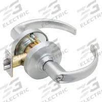 SCHLAGE Door Lockset: Storeroom Lever Locksets, Chrome, ADA Compliant, Electrical (MPN ND80PDEU SPA 626). Key specifications — Ligature Resistance: Not Ligature-Resistant; Brand: SCHLAGE; Visual Indicator Message: No Message; Lockset Style: ND Sparta; ADA Compliant: Yes; Finish: Satin Chromium-Plated : Cast Zinc.