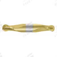 APPROVED VENDOR Ball End Mill: Carbide, TiN Coated, Double End, 2 Flute, 1/8" Mill Dia, 1/4" LOC (MPN 240-001041)