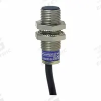 TELEMECANIQUE SENSORS Inductive Cylindrical Proximity Sensor: Non-Terminated Cable, Shielded, NPN (MPN XS1N12NA349L1). Key specifications — Brand: TELEMECANIQUE SENSORS; AC Supply Voltage Rating: Not Rated; DC Supply Voltage Rating: 12-24V DC.