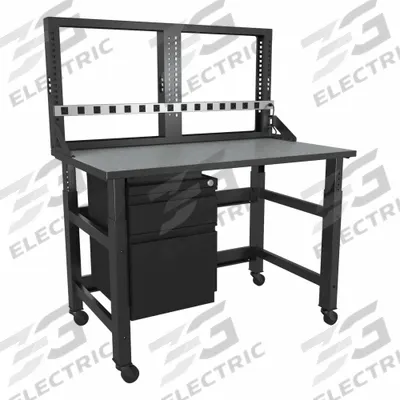 SAFCO PRODUCTS Computer Workstation: 0 Shelves, 0 Display Mounts, 62 in Overall Ht - Open-Frame Computer Workstations