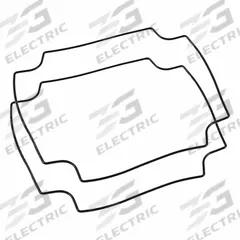 HAMMOND Replacement Gasket: For Mounting Printed Circuit Boards, Silicone (MPN 1557FGASKET). Key specifications — Brand: HAMMOND; Accessory Type: Replacement Gasket; Application: For Mounting Printed Circuit Boards; Material: Silicone.