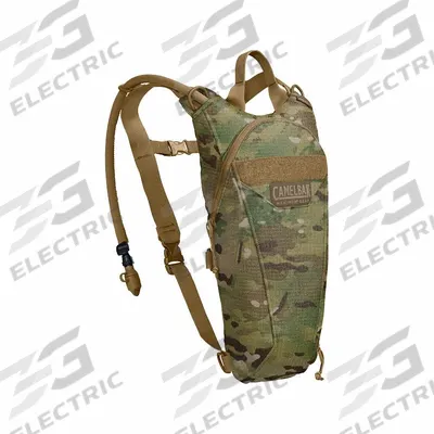 CAMELBAK Hydration Pack: Camouflage, 3 L Fluid Capacity, 18 7/8 in Overall Lg - Standard Hydration Packs