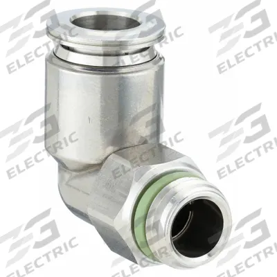 AIGNEP USA Push-Fit Elbow Fitting: 1/2 in OD x 1/2 in Pipe Size - Stainless Steel Tube Fittings