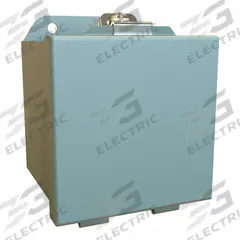 HAMMOND Enclosure: Steel, 4 in x 4 in x 4 in, NEMA 12/13/3R/4, Solid Cover, Clamp On (MPN HJ444LP). Key specifications — Closure Method: Screws; Brand: HAMMOND; Knockouts: Not Included.