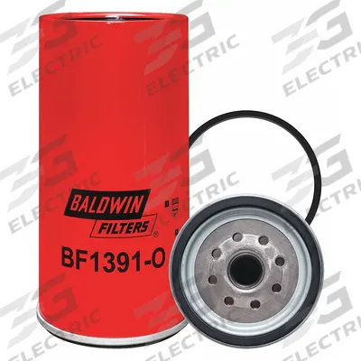 BALDWIN FILTERS Fuel Filter: Spin-On, 4 1/4 in Outside Dia, 1"-14 Thread Size, Cellulose - Spin-On Fuel Filters