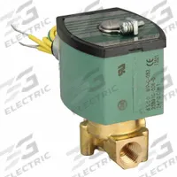REDHAT Solenoid Valve: 2-Way, Normally Open, 1/4 in Pipe Size, 24V DC, High Flow, Brass Body (MPN 8262H265). Key specifications — attr985516: 1/4 in; attr985521: 24V DC; attr985484: REDHAT; attr985485: Without Junction Box.