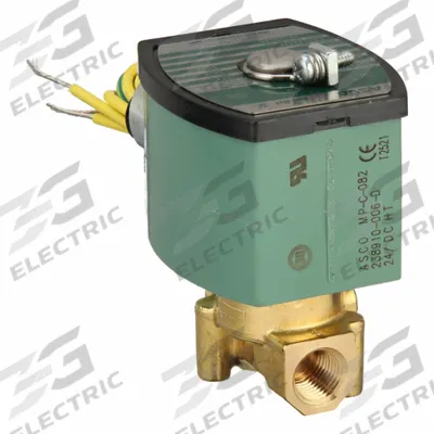 REDHAT Solenoid Valve: 2-Way, Normally Open, 1/4 in Pipe Size, 24V DC, High Flow - 2-Way/2-Position, Normally Open Solenoid Valves