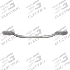 MONROE PMP Pull Handle: Weld-On, Steel, Silver, 0.5 in, 2 in Projection (MPN PH-0270). Key specifications — Brand: MONROE PMP; Projection Type: Non-Recessed; Material: Steel; Finish: Dull; Color: Silver; Folding Type: Fixed; Mounting Type: Weld-On; Grip Thickness: 0.5 in.