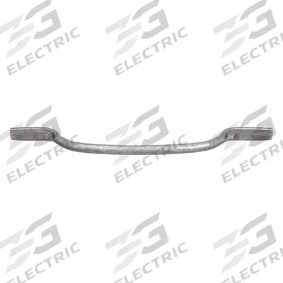MONROE PMP Pull Handle: Weld-On, Steel, Silver, 0.5 in - Standard Pull Handles