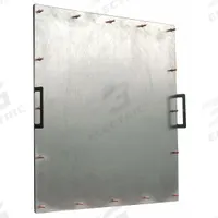 Duct Access Door: 23 in x 23 in, 16 ga, Steel, Thumbscrews, 2,300°F Max Temp Rating (MPN 6EJA9). Key specifications — Brand: FLAME GARD; Material: Steel; For Duct Shape: Rectangular.