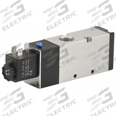 ARO Solenoid Air Control Valve: MaxAir, Three-Way / Two-Position, 120V AC, 3/8 in Female NPT (MPN M253SS-120-A). Key specifications — attr1092969: Non-Locking; attr1086920: M253SS-120-A; attr1092977: Spring Return.