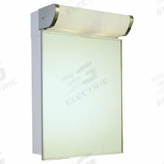 KETCHAM Medicine Cabinet: Rectangular, Glass, 23 5/8 in Overall Ht, 16 in Overall Wd, Wall (MPN 171-TL). Key specifications — Brand: KETCHAM; Frame Material: Stainless Steel; Frame Finish: Bright Annealed; Frame Color: Silver; Material: Glass; Lighted: Yes.