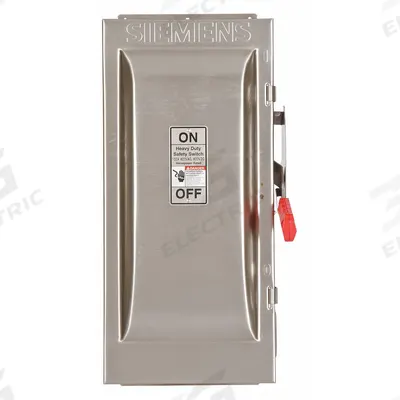 Siemens Safety Switch: Non-Fusible, 100 A, Three Phase, 600V AC, 304 Stainless Steel - Non-Fusible Safety Switches