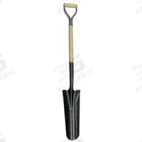 WESTWARD Drain Spade: Steel Blade, 14 ga, D-Grip Handle Type, Wood Handle, 30 in Handle Lg (MPN 4LVR8). Key specifications — Blade Color: Black; Handle Color: Natural; Blade Material: Steel.