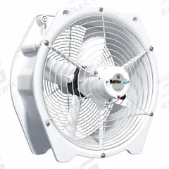 MULTIFAN Mounted Fan: 18 1/2 in Blade Dia, 230/400V AC, 1/4 hp Motor HP, Ceiling/Floor/Wall Mount (MPN T4D45OBM81100). Key specifications — Brand: MULTIFAN; Voltage: 230/400V AC; Number of Speeds: Variable; Fan Mounting Location: Ceiling; Oscillation: Non-Oscillating.