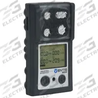 INDUSTRIAL SCIENTIFIC Multi-Gas Detector: IP66/IP67, INDUSTRIAL SCIENTIFIC Ventis MX4, Lithium Ion (MPN VTS-K1234100101). Key specifications — Gas Detected: Hydrogen; Housing Color: Black; Battery Chemistry: Lithium Ion.