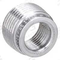 APPLETON ELECTRIC Reducing Bushing - Haz Loc: Aluminum, 3 in_4 in Trade Size (MPN RB400-300A). Key specifications — Reduction Size: 4 in to 3 in; Brand: APPLETON ELECTRIC.
