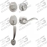 MASTER LOCK Door Lockset: Office Lever Locksets, Nickel (MPN HDLWLRH0615KA4). Key specifications — attr1024149: Not Ligature-Resistant; attr1011488: MASTER LOCK; attr1011524: No Message; attr1011506: Wave; attr1011485: No; attr1059461: Satin Nickel-Plated, Clear Coated : Steel.