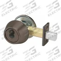 ASSA ABLOY ACCENTRA Deadbolt Lock: Cylindrical, SFIC, 1 3/8 in Door Thick - Max, Bronze (MPN B-D212 613E LC). Key specifications — ADA Compliant: Yes; Brand: ASSA ABLOY ACCENTRA; Cylinder Core Type: Small Format Interchangeable Core Cylinder; Finish: Dark Oxidized Satin Bronze, Oil Rubbed; Keyway Type: None; Includes Core: Core Included; Ligature Resistance: Not Ligature-Resistant.