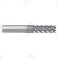 APPROVED VENDOR Corner Radius End Mill: Carbide, nACRo Coated, 6 Flute, 1/2" Mill Dia, 1-1/2" LOC (MPN 292-401193)