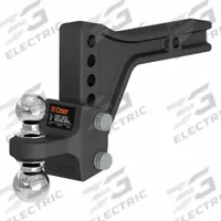CURT Ball Mount: Universal, 2 in Compatible Ball Shank Dia, 2 in_2 5/16 in Ball Dia, Carbon Steel (MPN 45935). Key specifications — Material: Carbon Steel; Vehicle Class: Universal; Brand: CURT; Features: Adjustable Dual Ball Allows for Quick and Precise Trailer Leveling; Finish: Powder Coated; Includes: WD; Mount w/ Hitch Ball Style: Adjustable; Resistance Properties: Vibration-Resistant.
