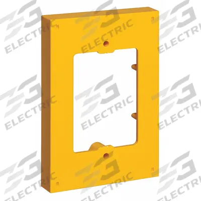 SAFETY TECHNOLOGY INTERNATIONAL Spacer: Plastic, 5/8 in Overall Dp - Spacers for Alarm & Wall Fixture Covers