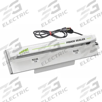 KAPAK BY AMPAC Heat Sealer: 18 in Max Seal Lg, 3/8 in Max Seal Wd, 4.5 mil Max. Seal Thick - Pouch Sealers