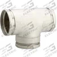 Metal Pipe Tee: A536 65-45-12 Stainless Steel, 2 in x 2 in x 2 in, 2 in Lg, EPDM, 300 psi (MPN 1330007445). Key specifications — Brand: GRUVLOK; Specific Fitting Shape: Tee; Maximum Operating Pressure: 300 psi; Standards: FM Approved; Fitting Material: A536 65-45-12 Stainless Steel; Fitting Pipe Size: 2 in x 2 in x 2 in.