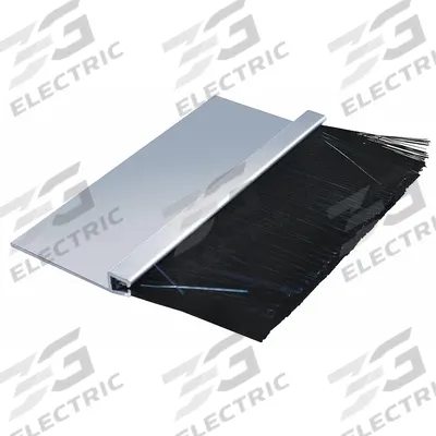 AMERICAN GARAGE DOOR SUPPLY Brush Seal: Straight, Polypropylene, 3 in Brush Lg - Material Handling