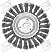 WEILER Wire Wheel Brush: Steel Stringer Bead, 6" Dia x 1/2" Wd, 5/8"-11 Arbor, 0.023" Fill (MPN 96044). Key specifications — Brand: WEILER.