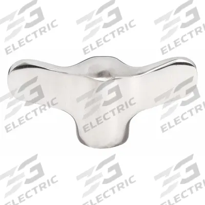 KIPP Hand Knob: Wing, Stainless Steel, M6 Thread, 9 mm Thread Lg - Corrosion-Resistant Wing Knobs with Threaded Hole